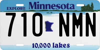 MN license plate 710NMN