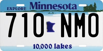 MN license plate 710NMO