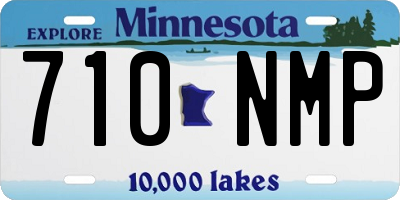 MN license plate 710NMP