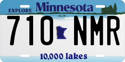 MN license plate 710NMR