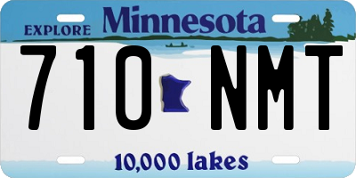 MN license plate 710NMT