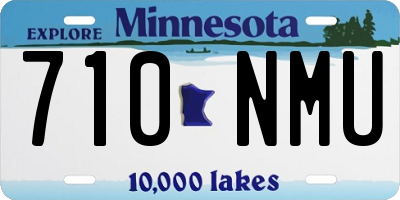 MN license plate 710NMU