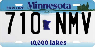 MN license plate 710NMV
