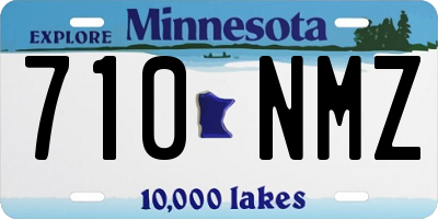 MN license plate 710NMZ