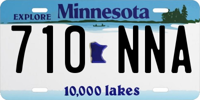 MN license plate 710NNA