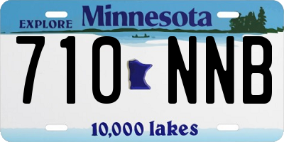 MN license plate 710NNB