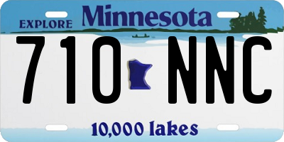 MN license plate 710NNC