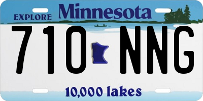 MN license plate 710NNG