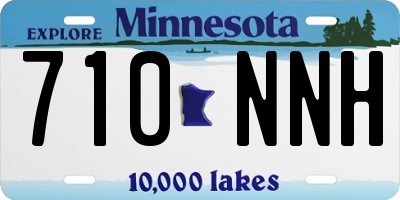 MN license plate 710NNH