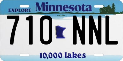 MN license plate 710NNL