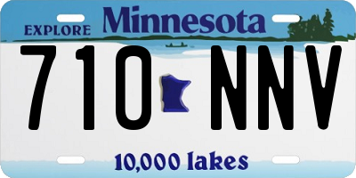MN license plate 710NNV