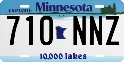 MN license plate 710NNZ