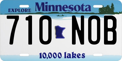 MN license plate 710NOB