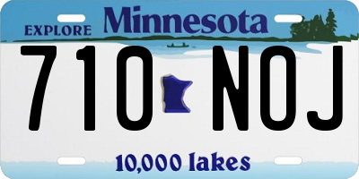 MN license plate 710NOJ