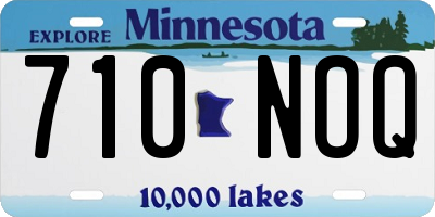 MN license plate 710NOQ