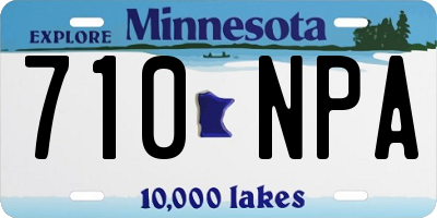 MN license plate 710NPA