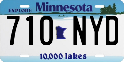 MN license plate 710NYD