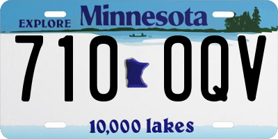 MN license plate 710OQV