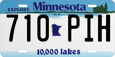 MN license plate 710PIH
