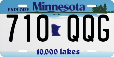 MN license plate 710QQG