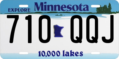 MN license plate 710QQJ