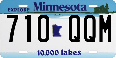 MN license plate 710QQM