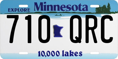 MN license plate 710QRC
