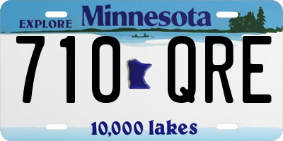 MN license plate 710QRE