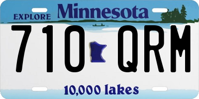MN license plate 710QRM