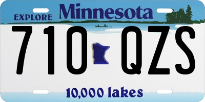 MN license plate 710QZS