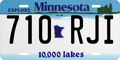 MN license plate 710RJI
