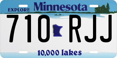 MN license plate 710RJJ