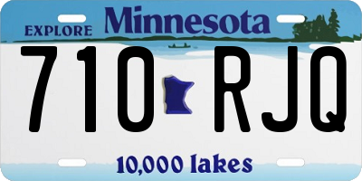 MN license plate 710RJQ