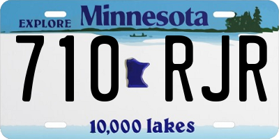 MN license plate 710RJR