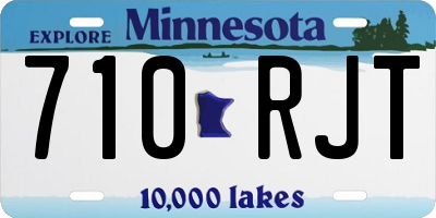 MN license plate 710RJT
