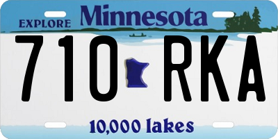 MN license plate 710RKA