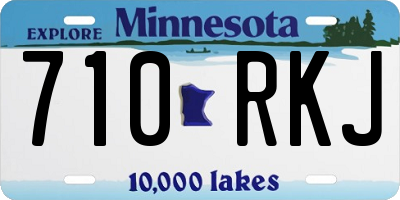 MN license plate 710RKJ