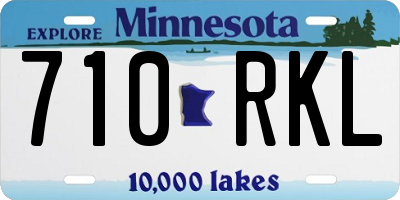 MN license plate 710RKL
