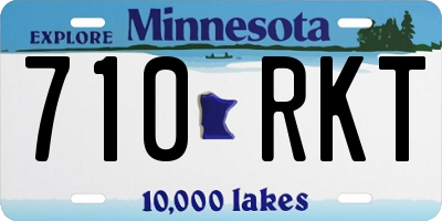 MN license plate 710RKT