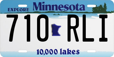 MN license plate 710RLI