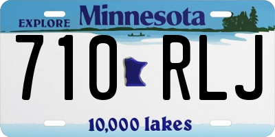 MN license plate 710RLJ