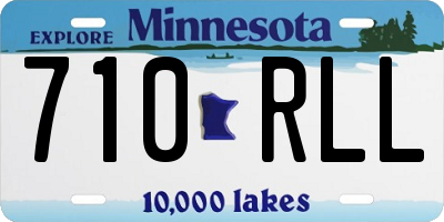 MN license plate 710RLL