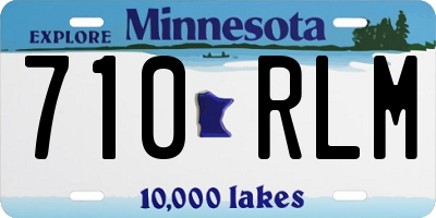 MN license plate 710RLM