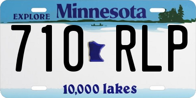 MN license plate 710RLP