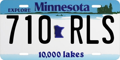 MN license plate 710RLS