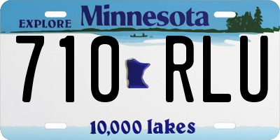 MN license plate 710RLU