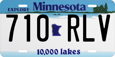 MN license plate 710RLV