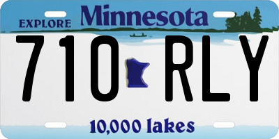 MN license plate 710RLY