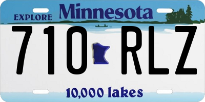 MN license plate 710RLZ