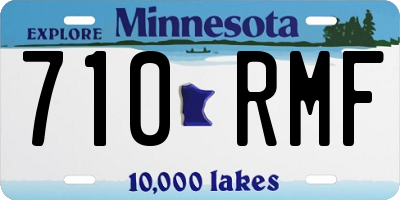 MN license plate 710RMF